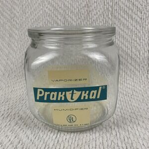 Vintage Prak-T-Kal Glass Vaporizer Humidifier Model No. 652R Glass Jar‎ Medical